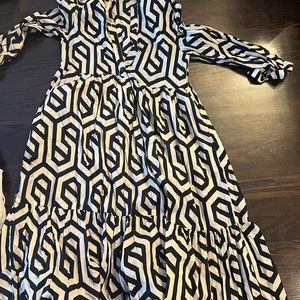 Black and white dress